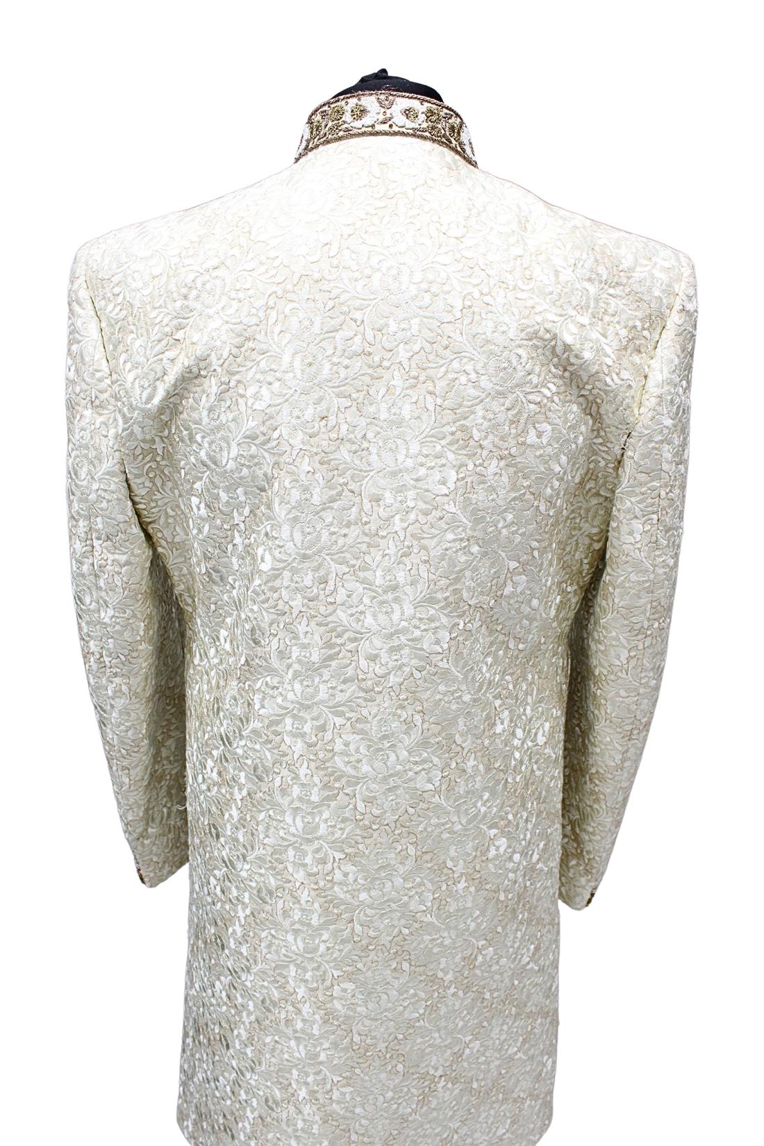 Cream Mens Sherwani