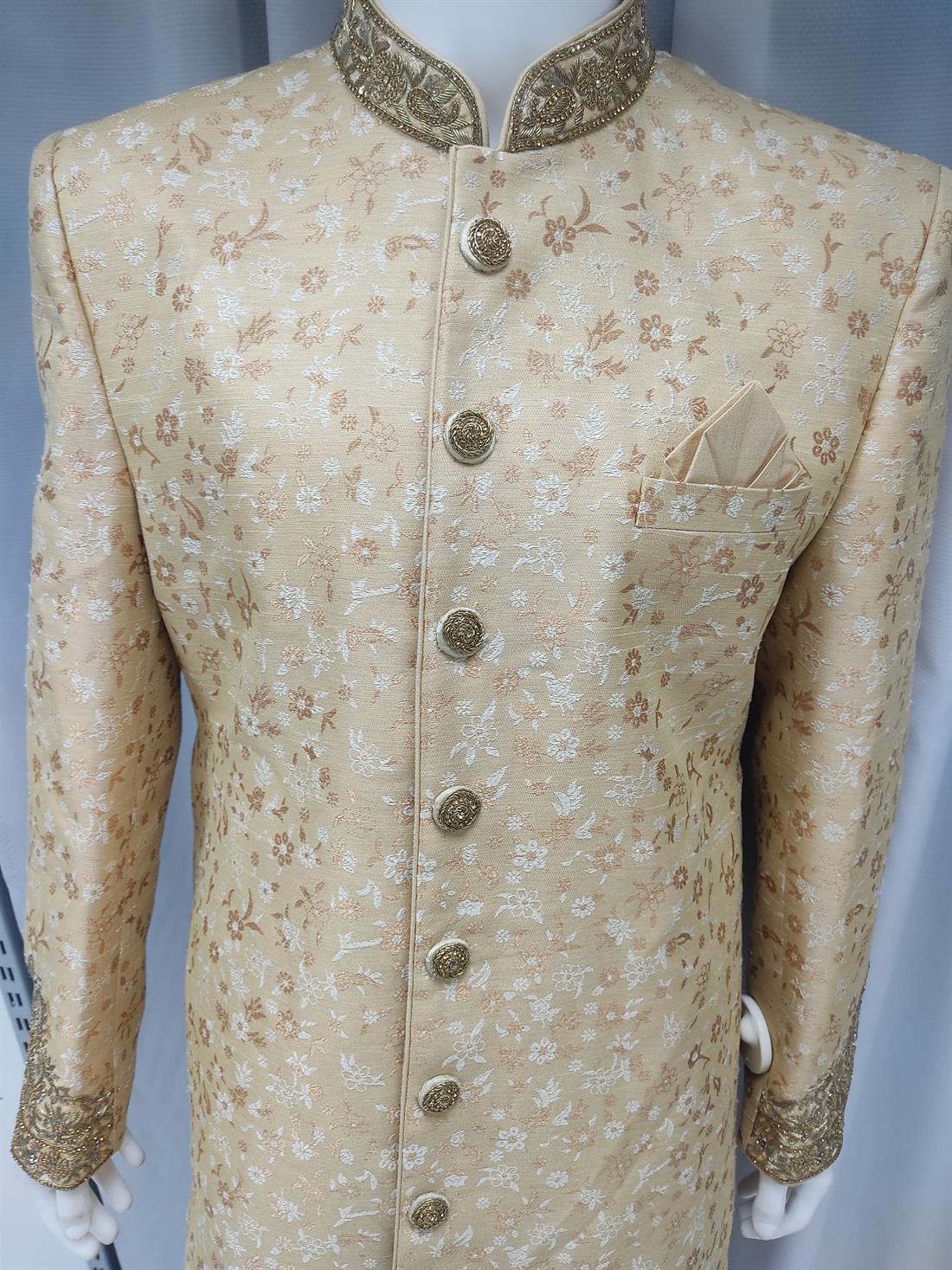 Gold Mens Sherwani