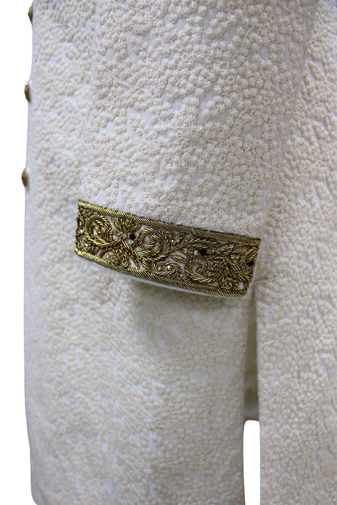 Cream Mens Sherwani