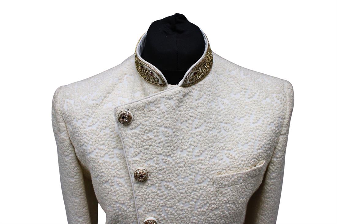 Cream Mens Sherwani