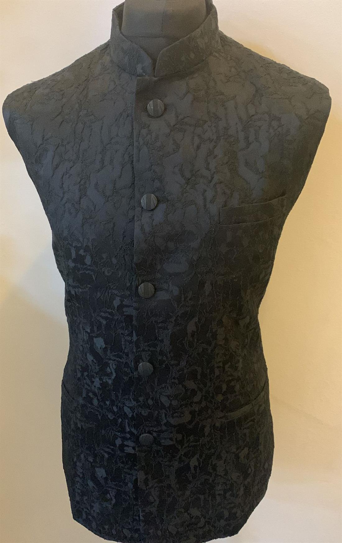 Black Mens Waistcoat