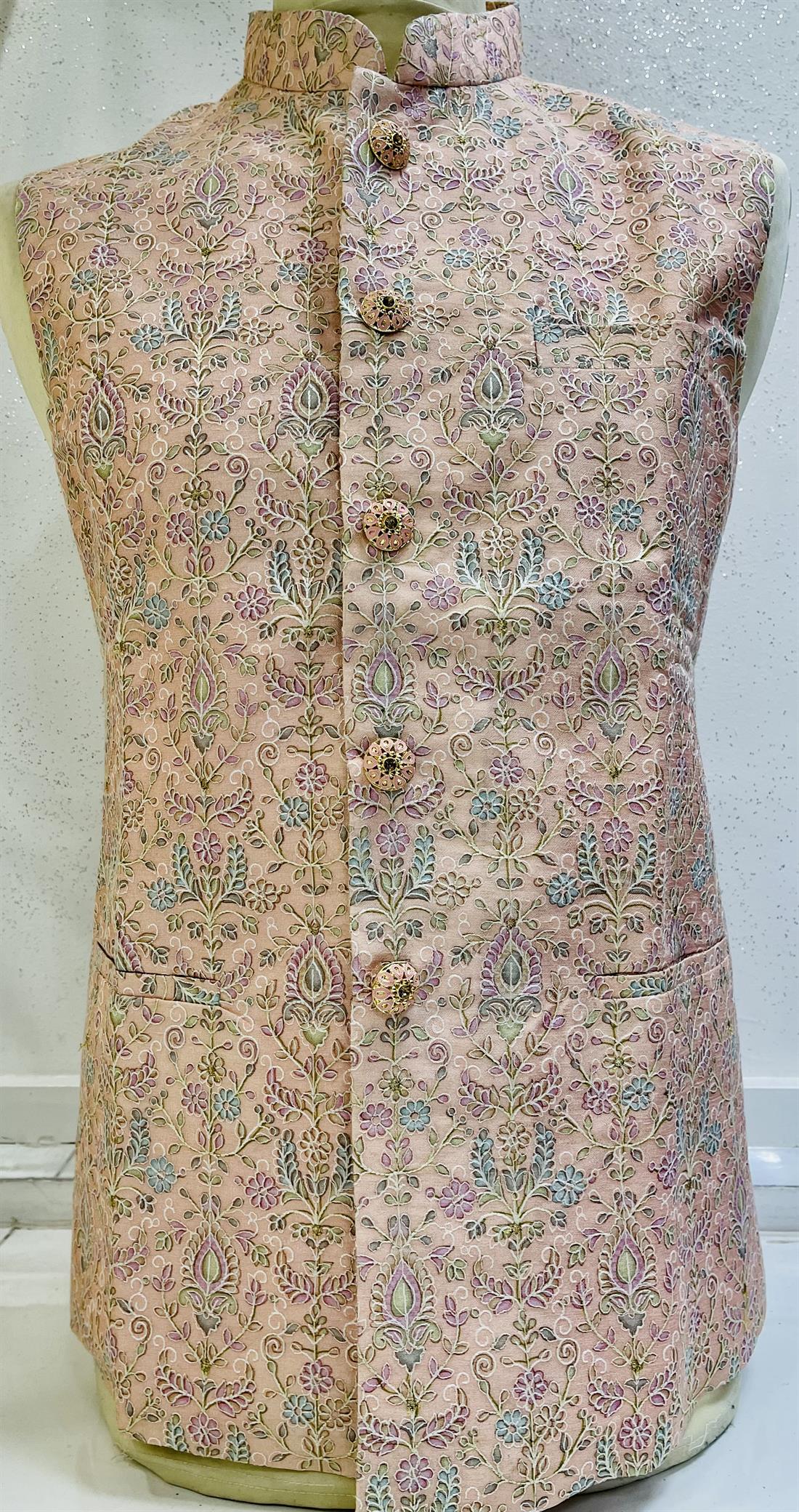 Pink Mens Waistcoat