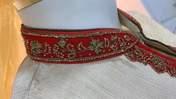Textured  kurta pajma With gold hand emb with touch of machine, on the neck line and collar This is