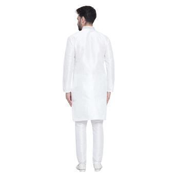 White Embroidered Kurta Pajama
