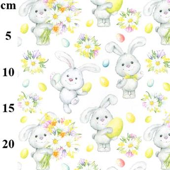 Easter Cutie - Printed Craft Cotton Poplin Fabric Quilting Patchwork