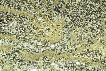 Cream Net Sequined Fabrics
