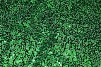 Emerald Green Net Sequined Fabrics