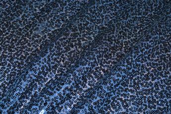 French Navy Net Sequined Fabrics