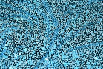 Frozen Blue Net Sequined Fabrics