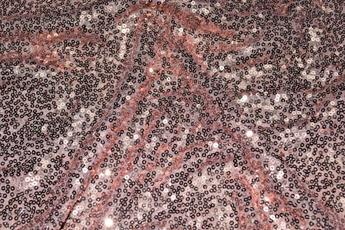 Mauve Net Sequined Fabrics