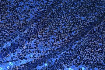 Royal Blue Net Sequined Fabrics