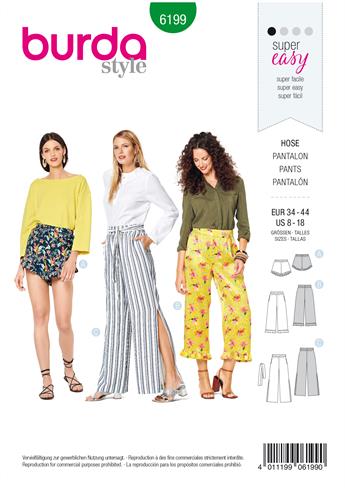 Burda Style Pattern 6199 Misses