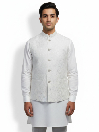 White Mens Waistcoat